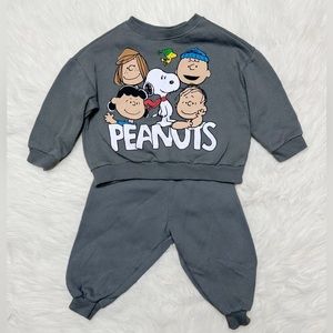 Zara Snoopy Peanuts Matching Set